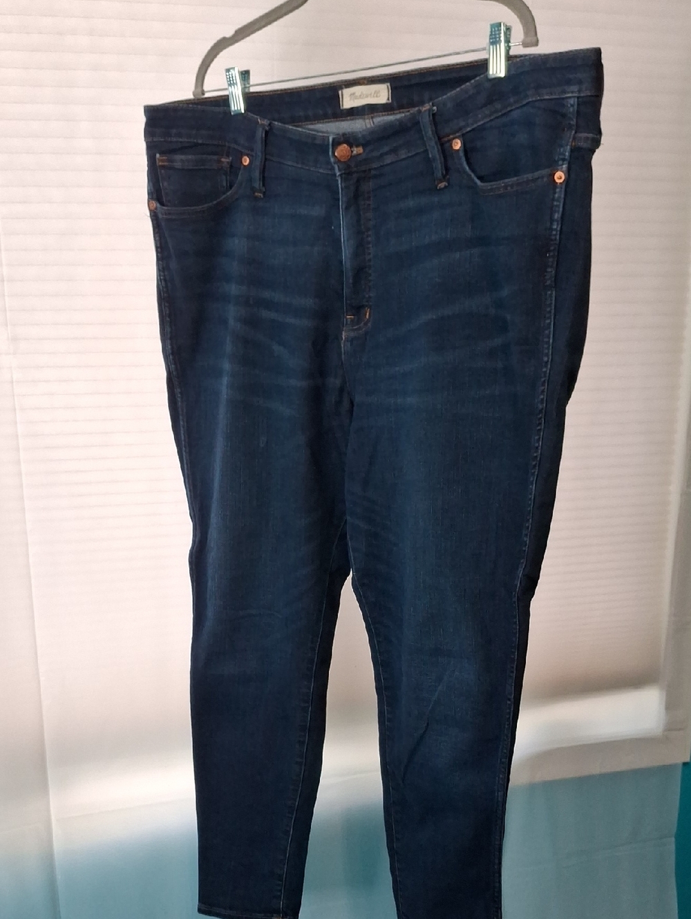 Madewell Indigo High-Rise Skinny Jeans 35